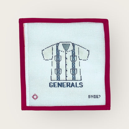 Collegiate Guayabera Needlepoint Ornament Canvas