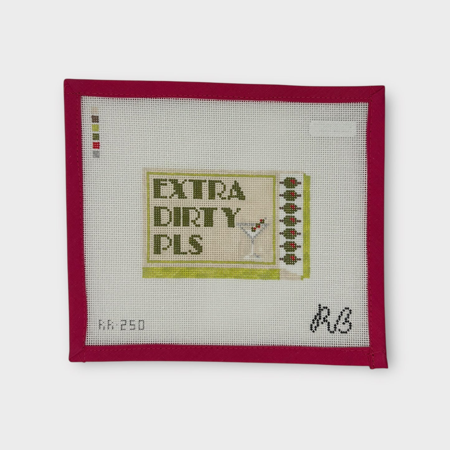 Extra Dirty Pls Matchbook Needlepoint Canvas (Rachel Barri)