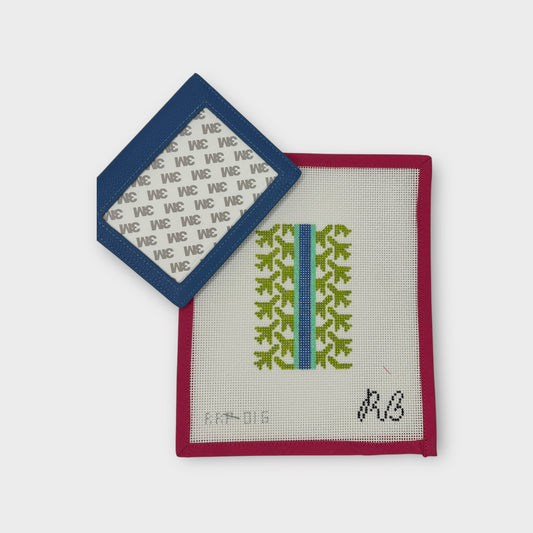 Houndstooth Green Plane : Self Finishing Passport (Rachel Barri)