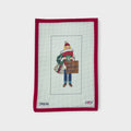 Christmas Shopper Blonde Needlepoint Canvas
