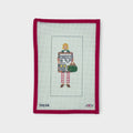 Preppy Blonde Needlepoint Canvas