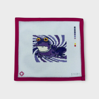 TCU HypnoToad Needlepoint Ornament Canvas