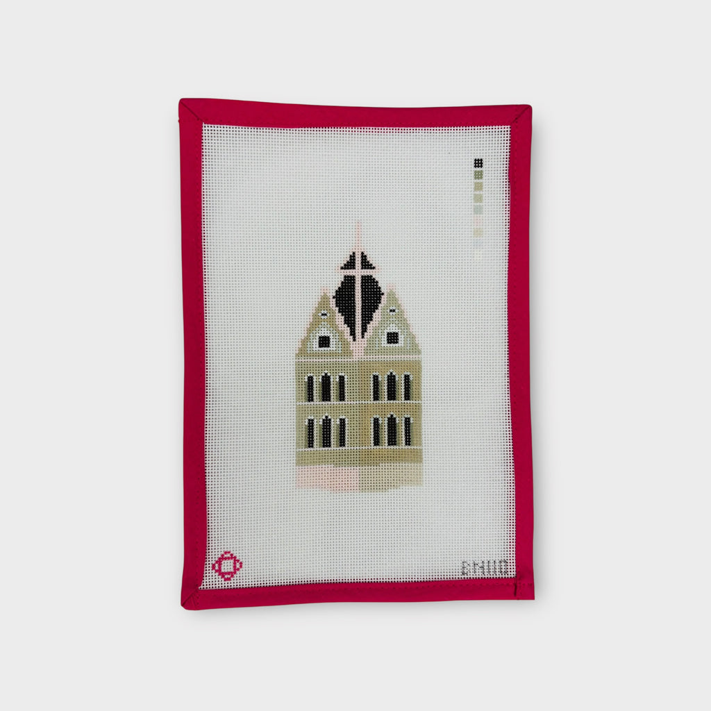 Texas State Old Main Needlepoint Canvas