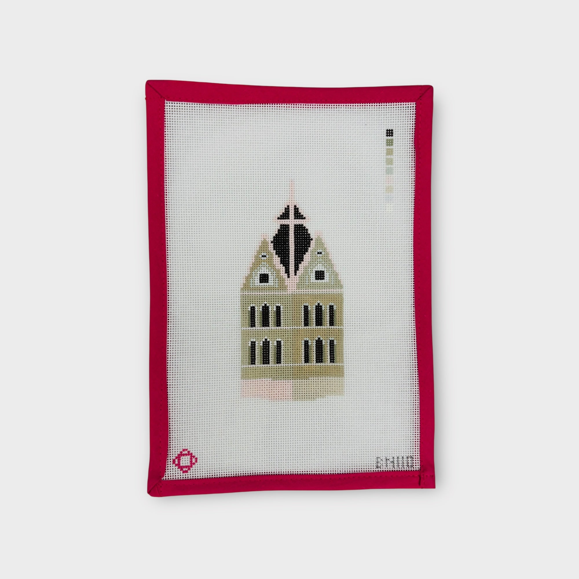 Texas State Old Main Needlepoint Canvas