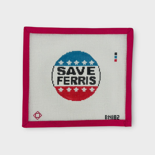 Save Ferris Needlepoint Ornament Canvas