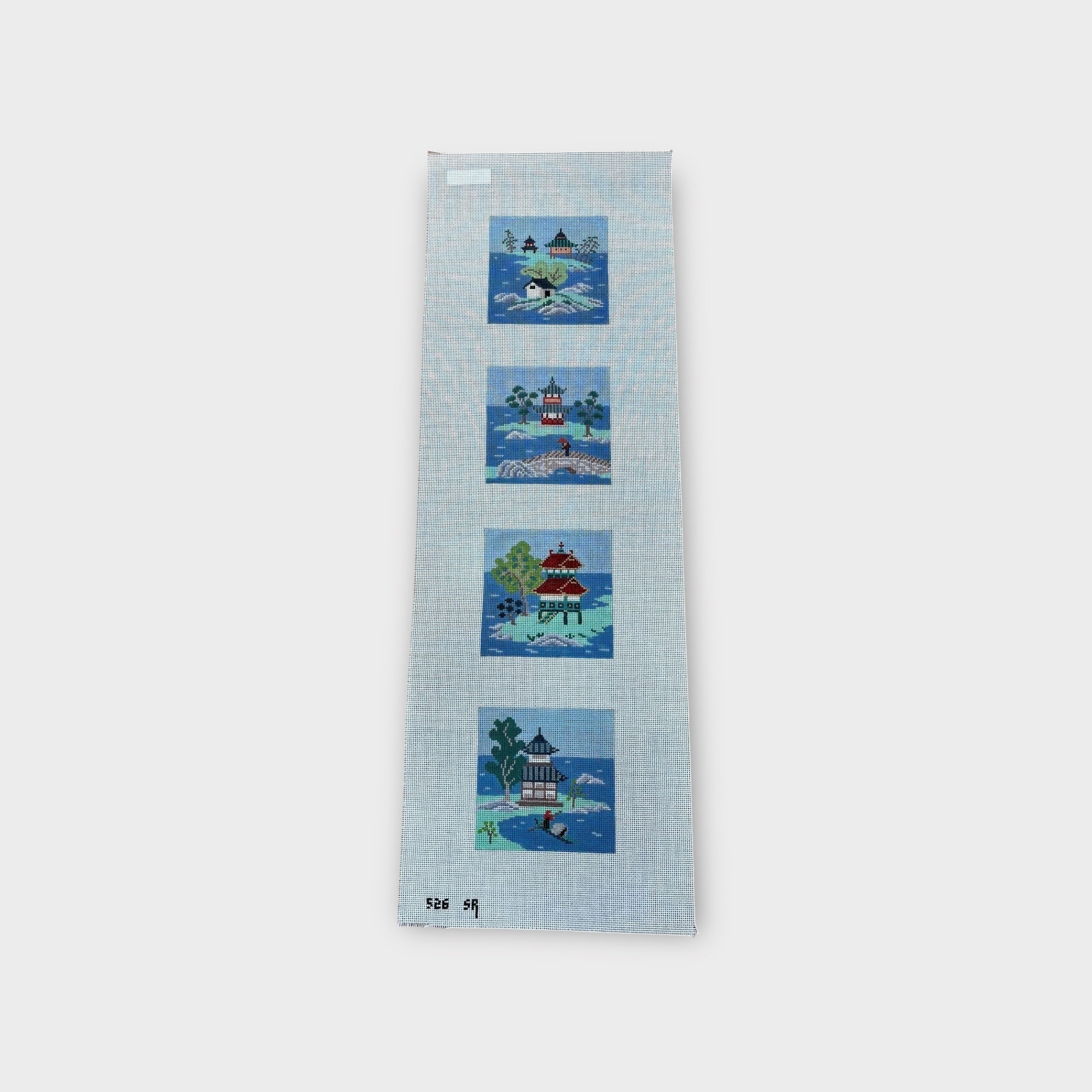 Asian Islands, Color, Coaster Set