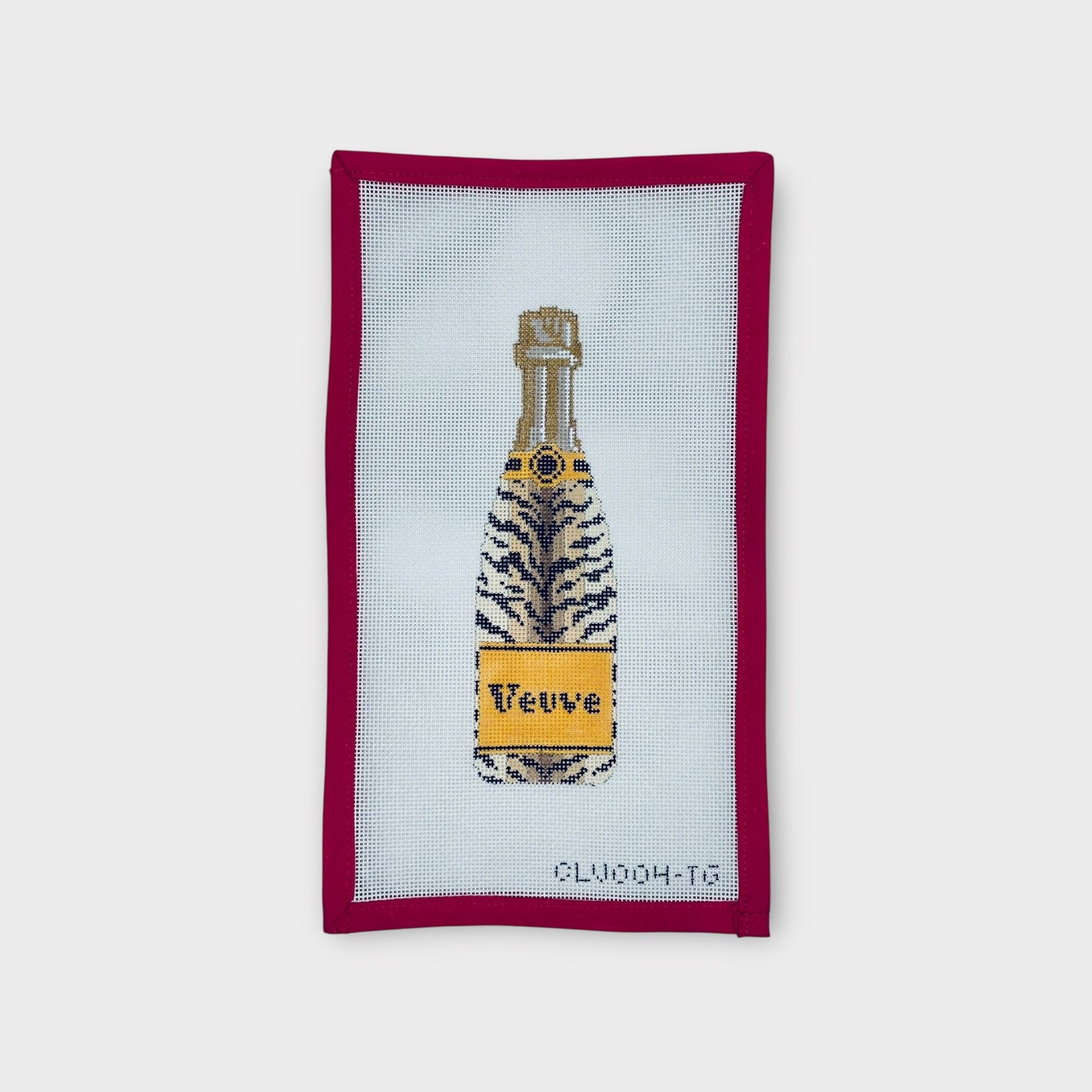 Tiger Stripes Vueve Needlepoint Ornament Canvas