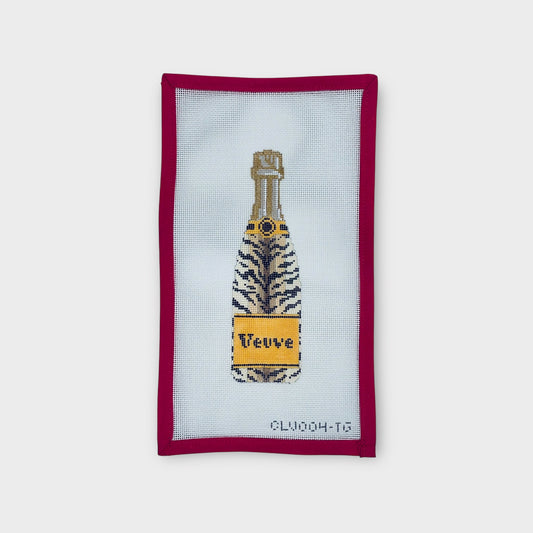 Tiger Stripes Vueve Needlepoint Ornament Canvas