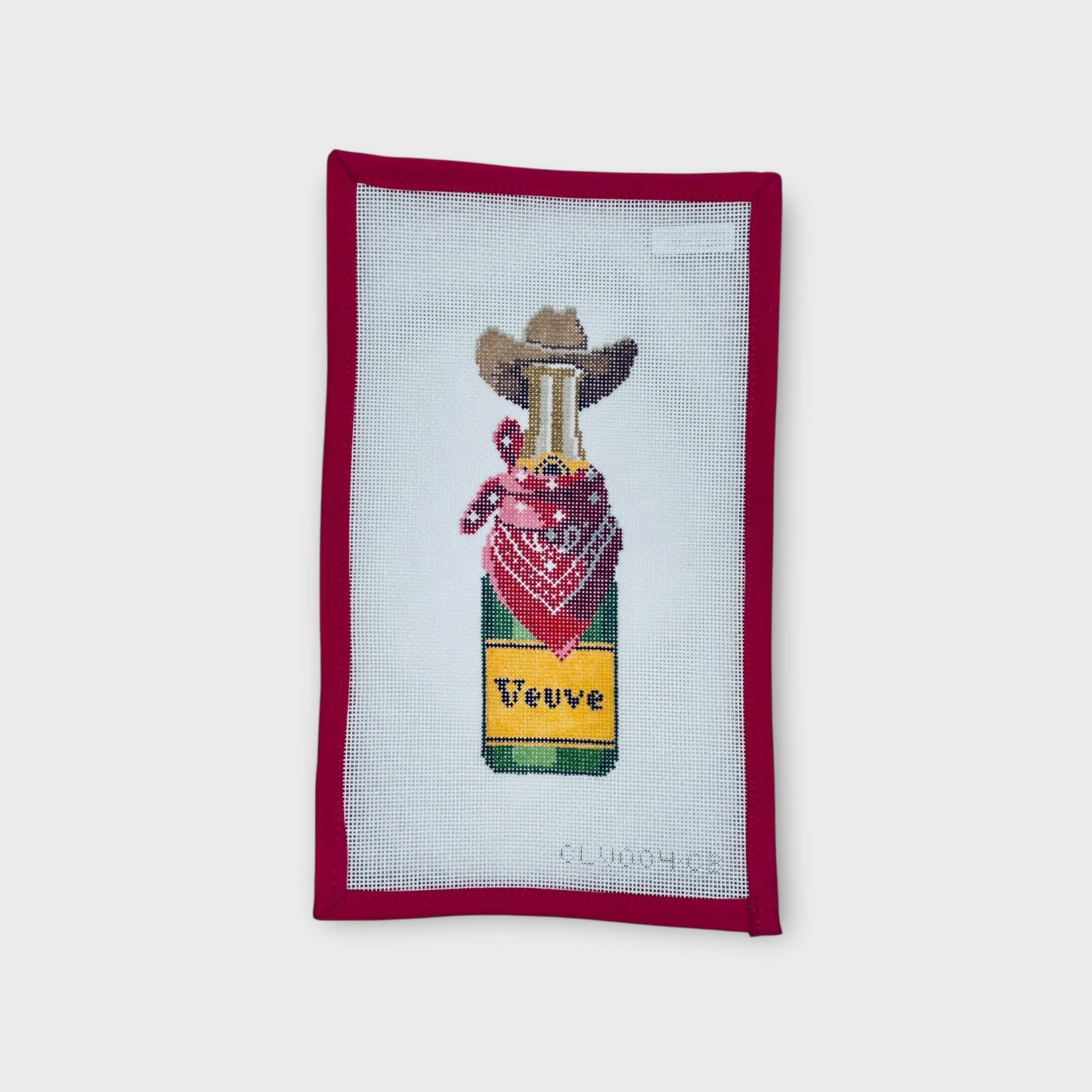 Cowboy Charm Vueve Needlepoint Ornament Canvas