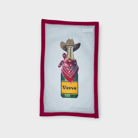 Cowboy Charm Vueve Needlepoint Ornament Canvas