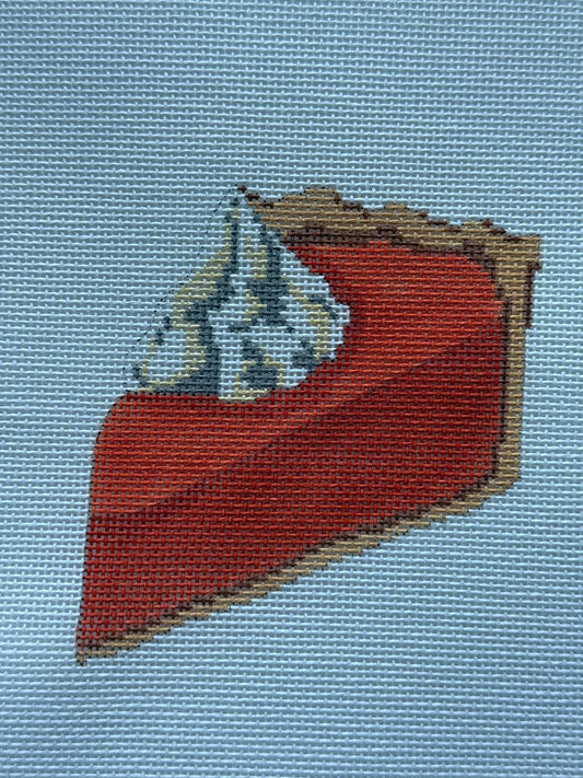 Pumpkin Pie Needlepoint Ornament Canvas