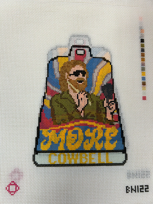 More Cowbell Needlepoint Ornament Canvas