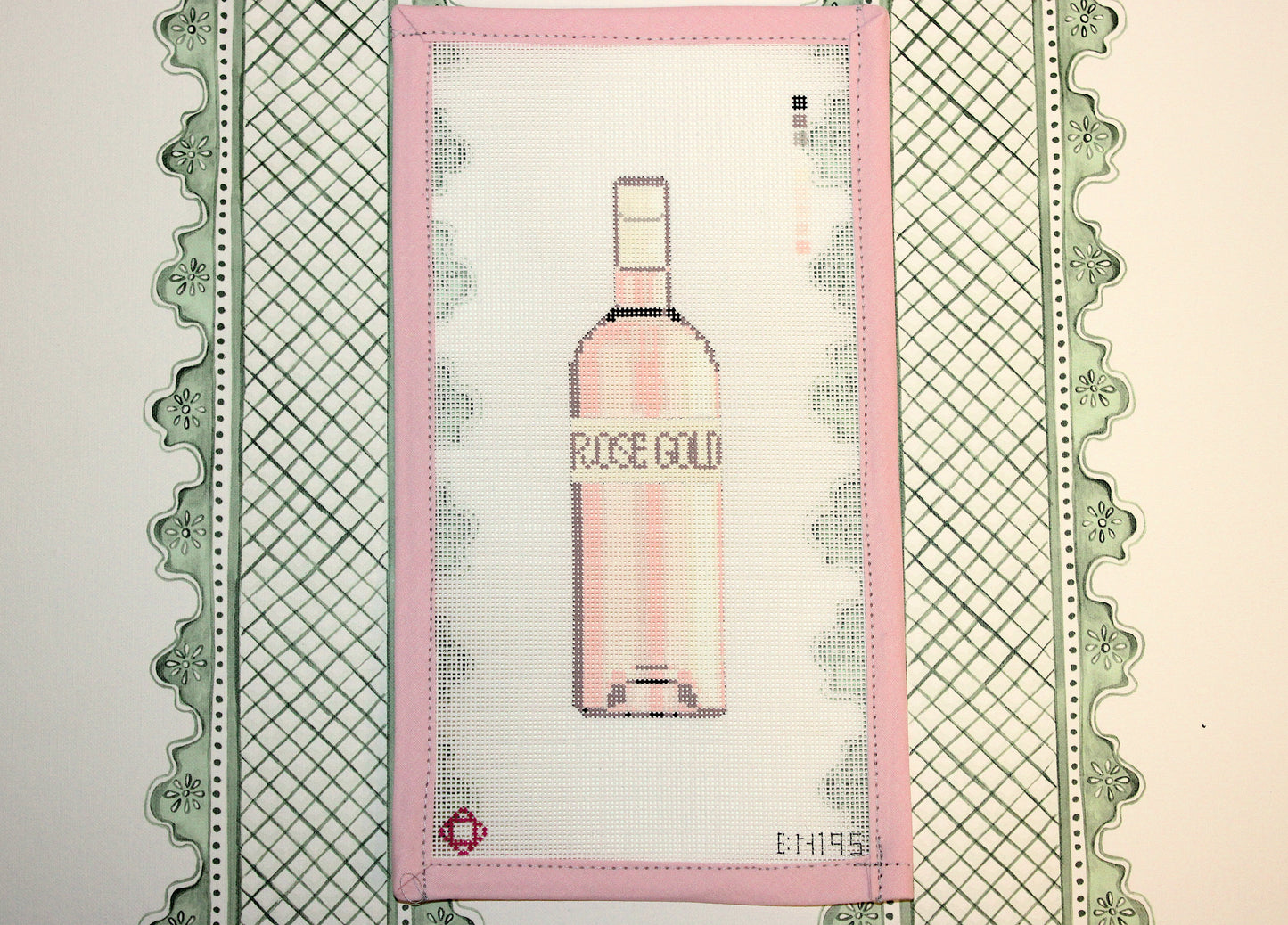 Rose Gold Needlepoint Canvas