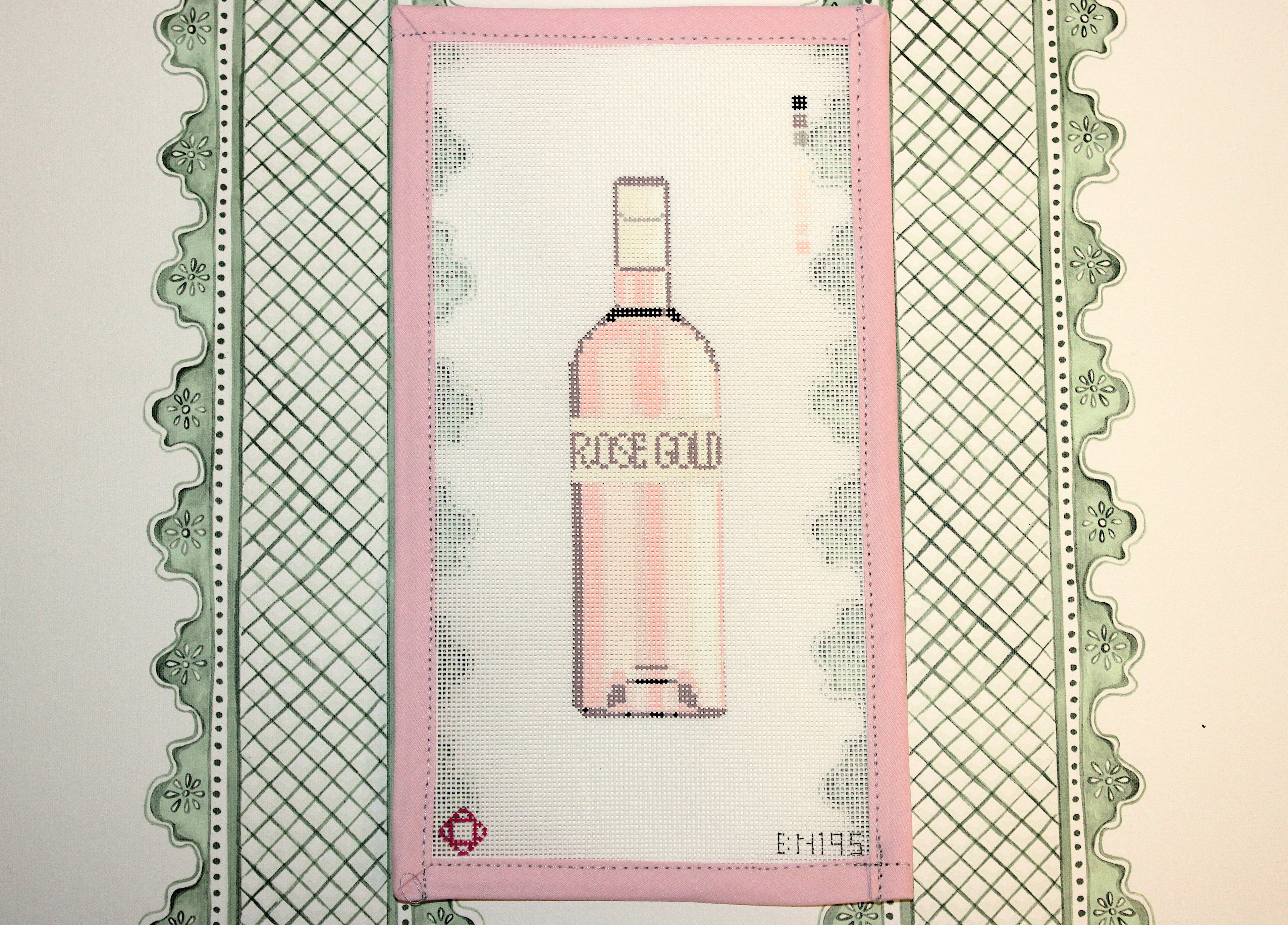 Rose Gold Needlepoint Canvas