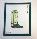 Buttercup Boot Needlepoint Canvas (Fraulein Boots x Bexar Needleworks)