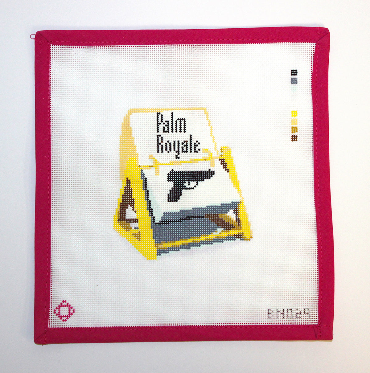 Palm Royale Rolodex Needlepoint Canvas