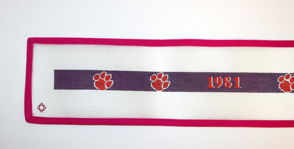 Clemson Championship Belt Needlepoint Canvas