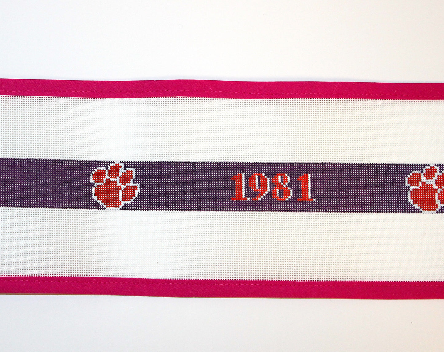 Clemson Championship Belt Needlepoint Canvas
