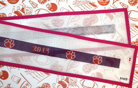 Clemson Championship Belt Needlepoint Canvas
