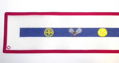 Alamo Heights Tennis Belt Needlepoint Canvas
