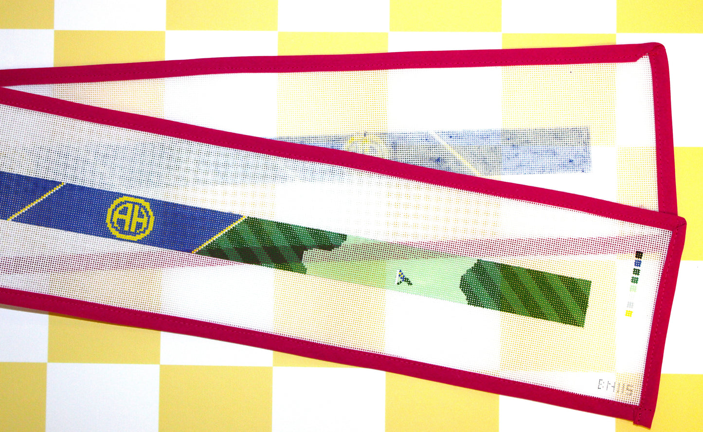 Alamo Heights Golf Belt Needlepoint Canvas