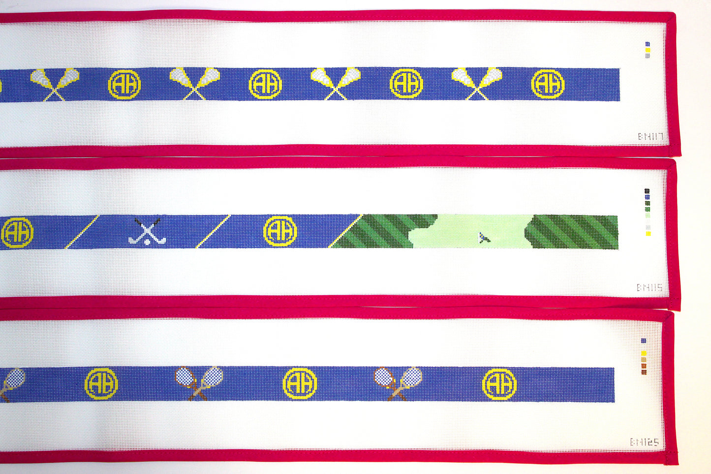 Alamo Heights Golf Belt Needlepoint Canvas
