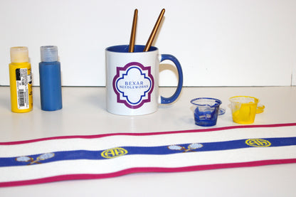 Alamo Heights Tennis Belt Needlepoint Canvas