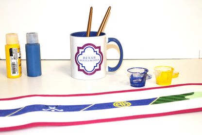 Alamo Heights Golf Belt Needlepoint Canvas