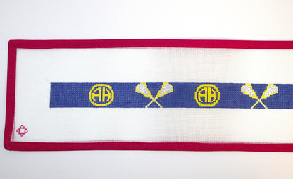 Alamo Heights Lacrosse Belt Needlepoint Canvas
