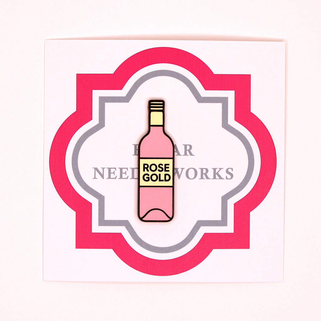 Rose Gold: Rosé All Day Magnetic Needle Minder