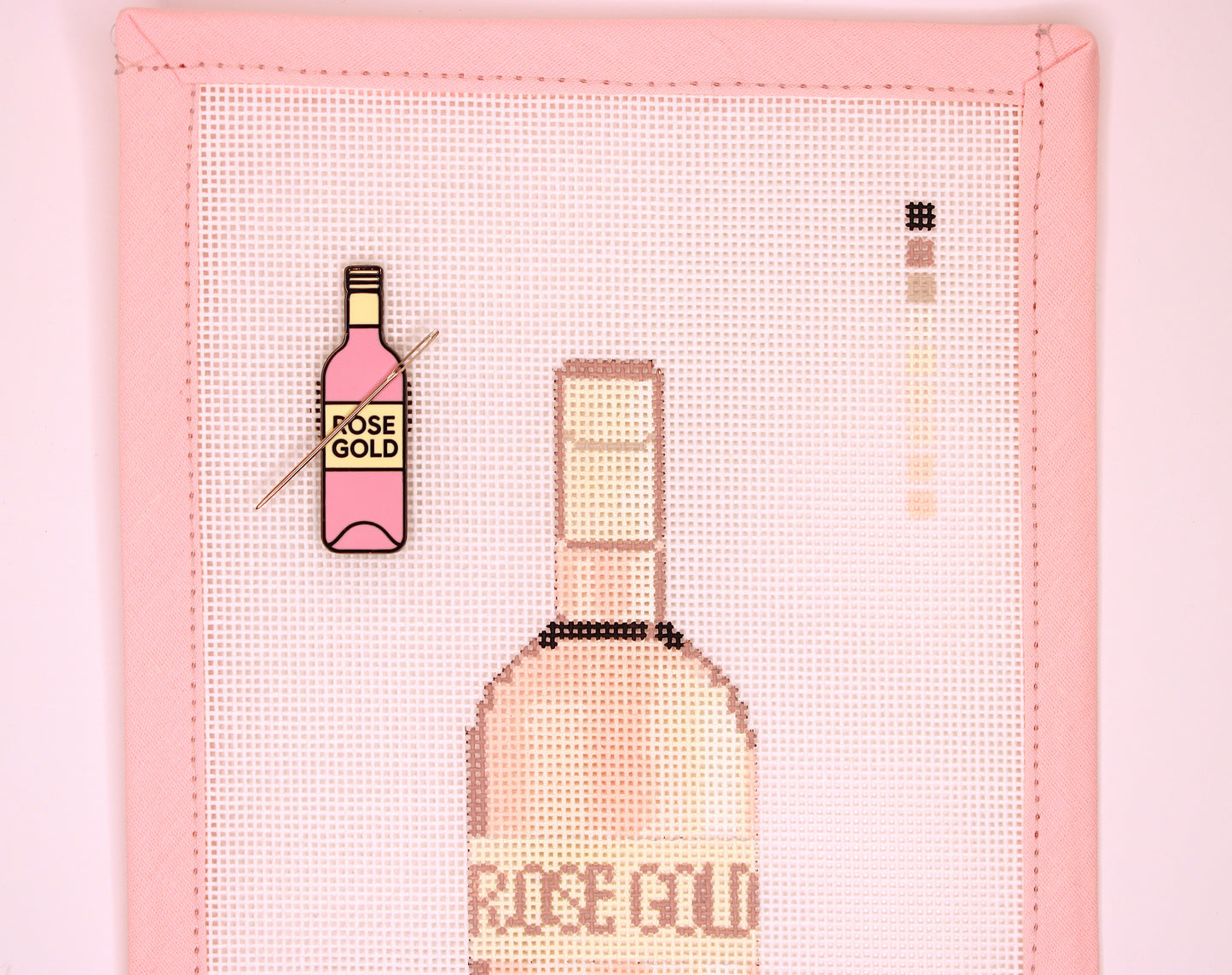 Rose Gold: Rosé All Day Magnetic Needle Minder