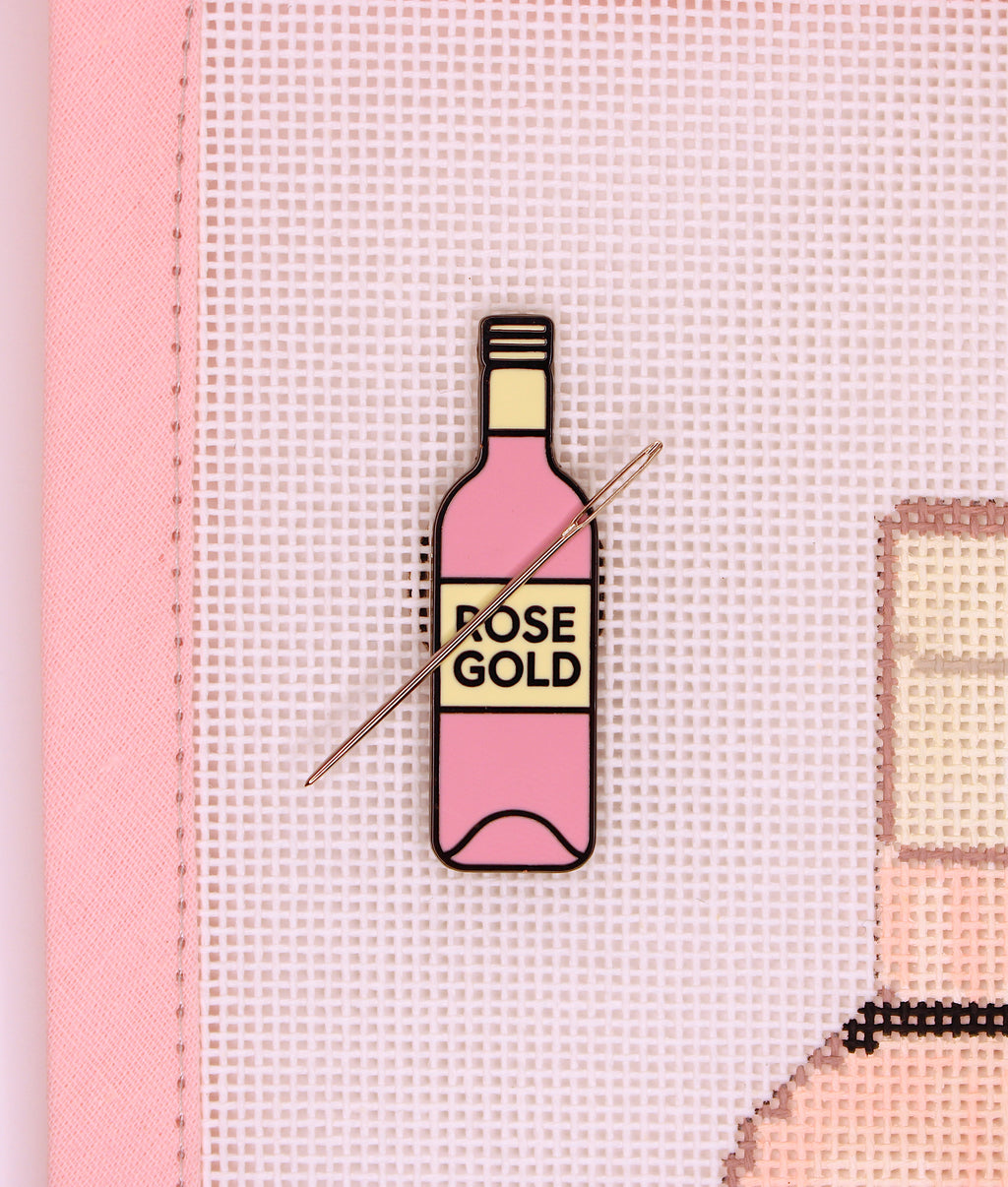 Rose Gold: Rosé All Day Magnetic Needle Minder