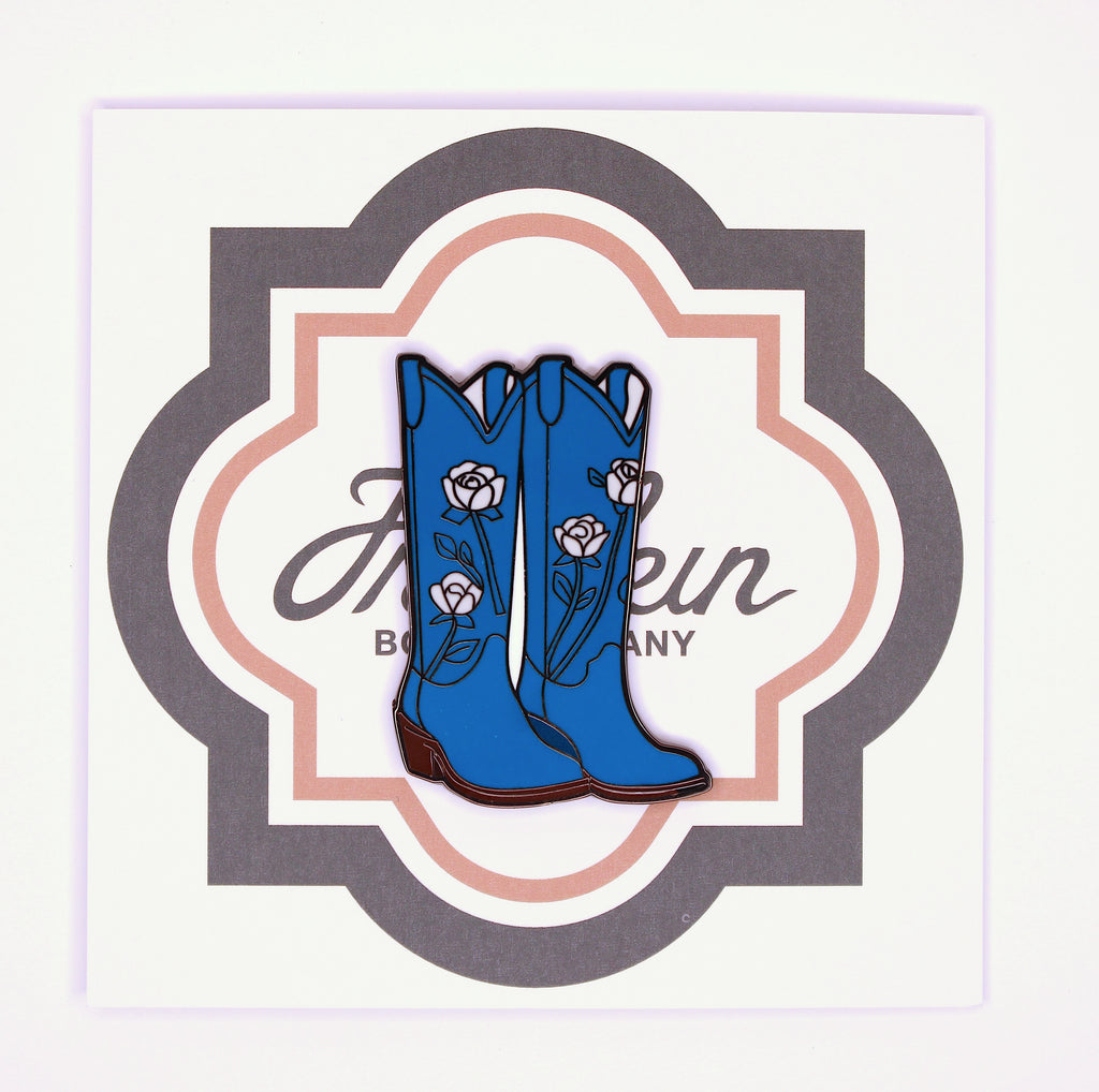 San Antonio Rose Boot Needleminder (Fraulein Boots x Bexar Needleworks)