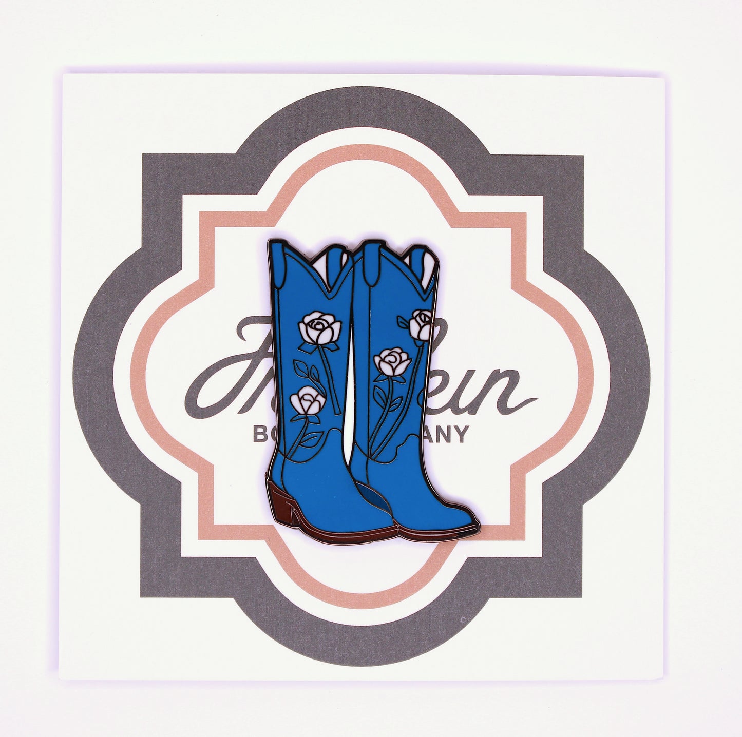 San Antonio Rose Boot Needleminder (Fraulein Boots x Bexar Needleworks)