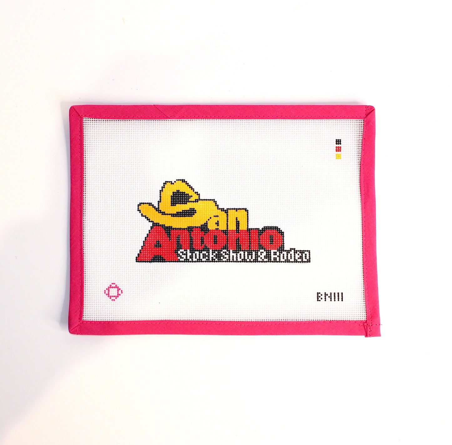 San Antonio Stock Show and Rodeo Needlepoint Canvas