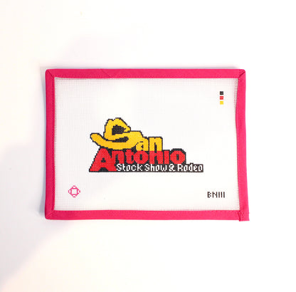 San Antonio Stock Show and Rodeo Needlepoint Canvas