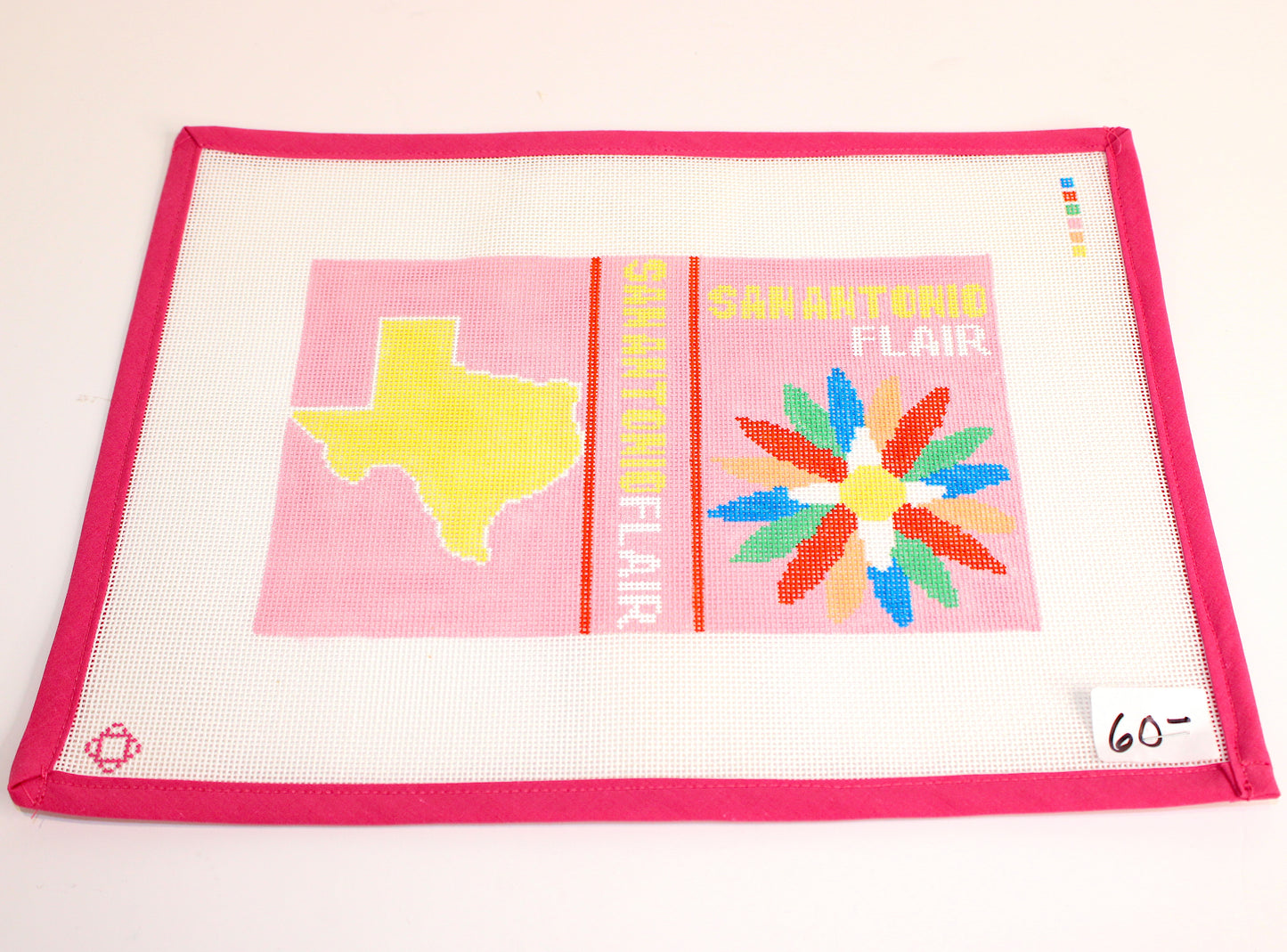 San Antonio Flair Cover Needlepoint Canvas