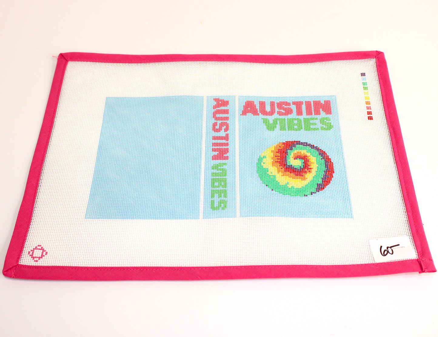 Austin Vibes Cover Needlepoint Canvas