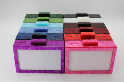 Self finishing Acrylic Clutch (NEW COLORS)