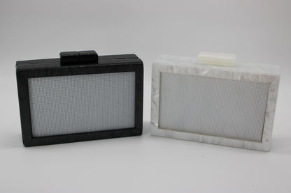 Self finishing Acrylic Clutch (NEW COLORS)