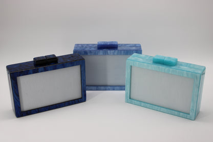 Self finishing Acrylic Clutch (NEW COLORS)