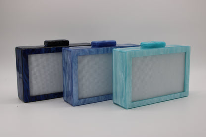 Self finishing Acrylic Clutch (NEW COLORS)