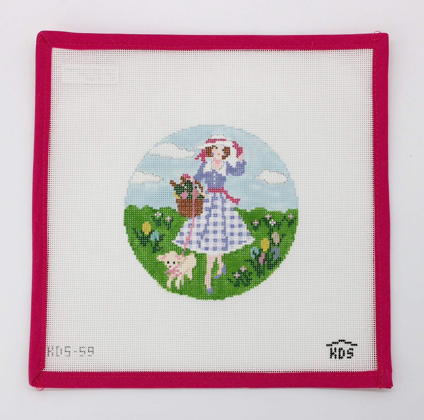 Betty Loves Easter and STITCH GUIDE (Gingham Stitchery)