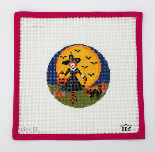 Betty Loves Halloween with STITCH GUIDE (Gingham Stitchery)