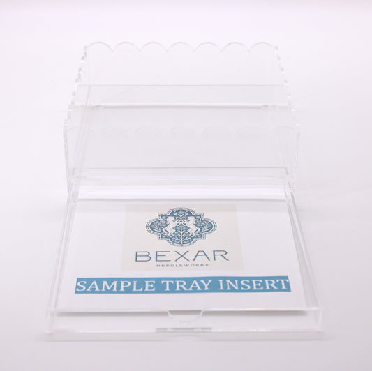 Medium Scalloped Self-finishing Needlepoint Tray