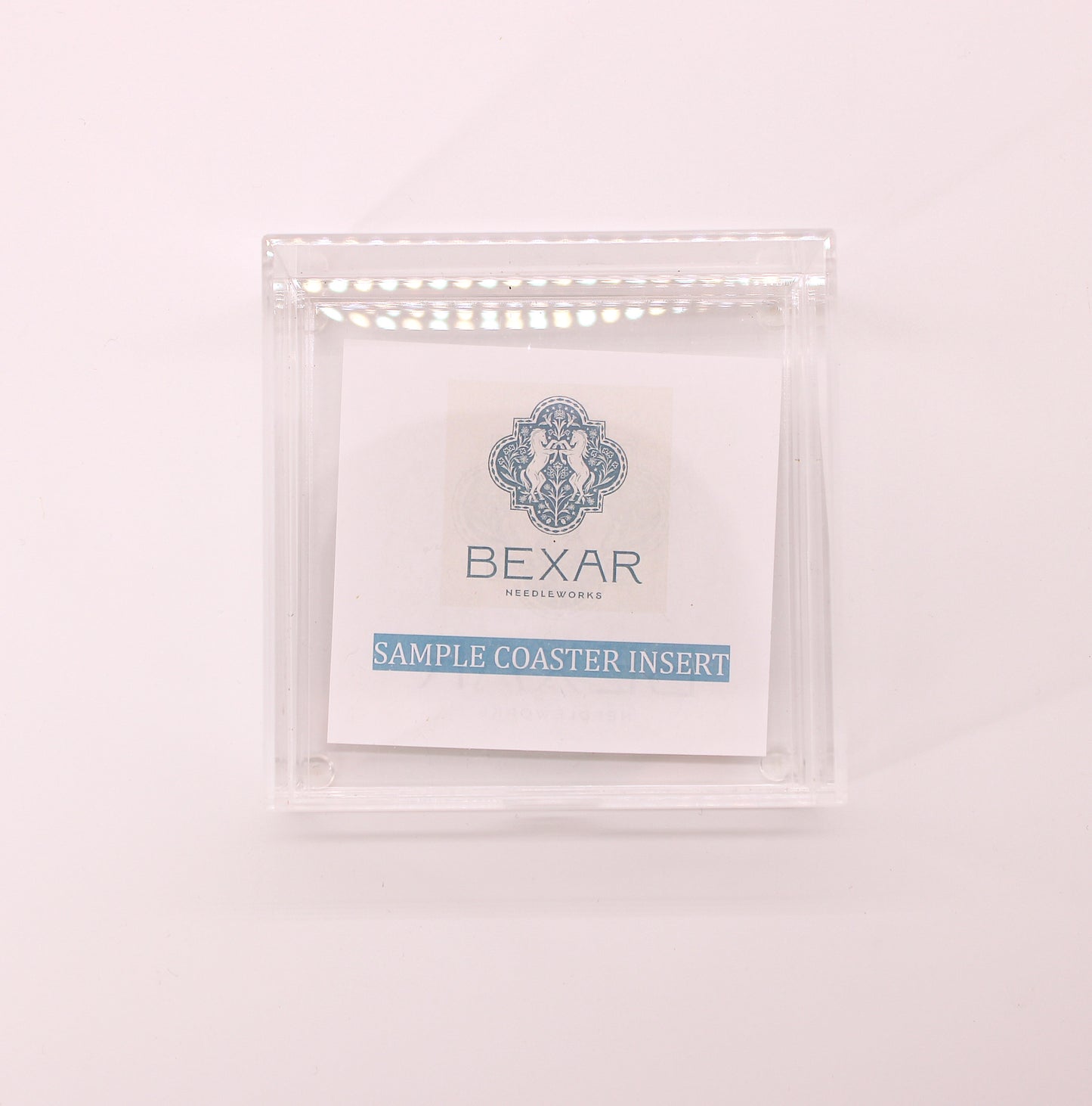 Small Self-finishing Needlepoint Tray (Coaster)