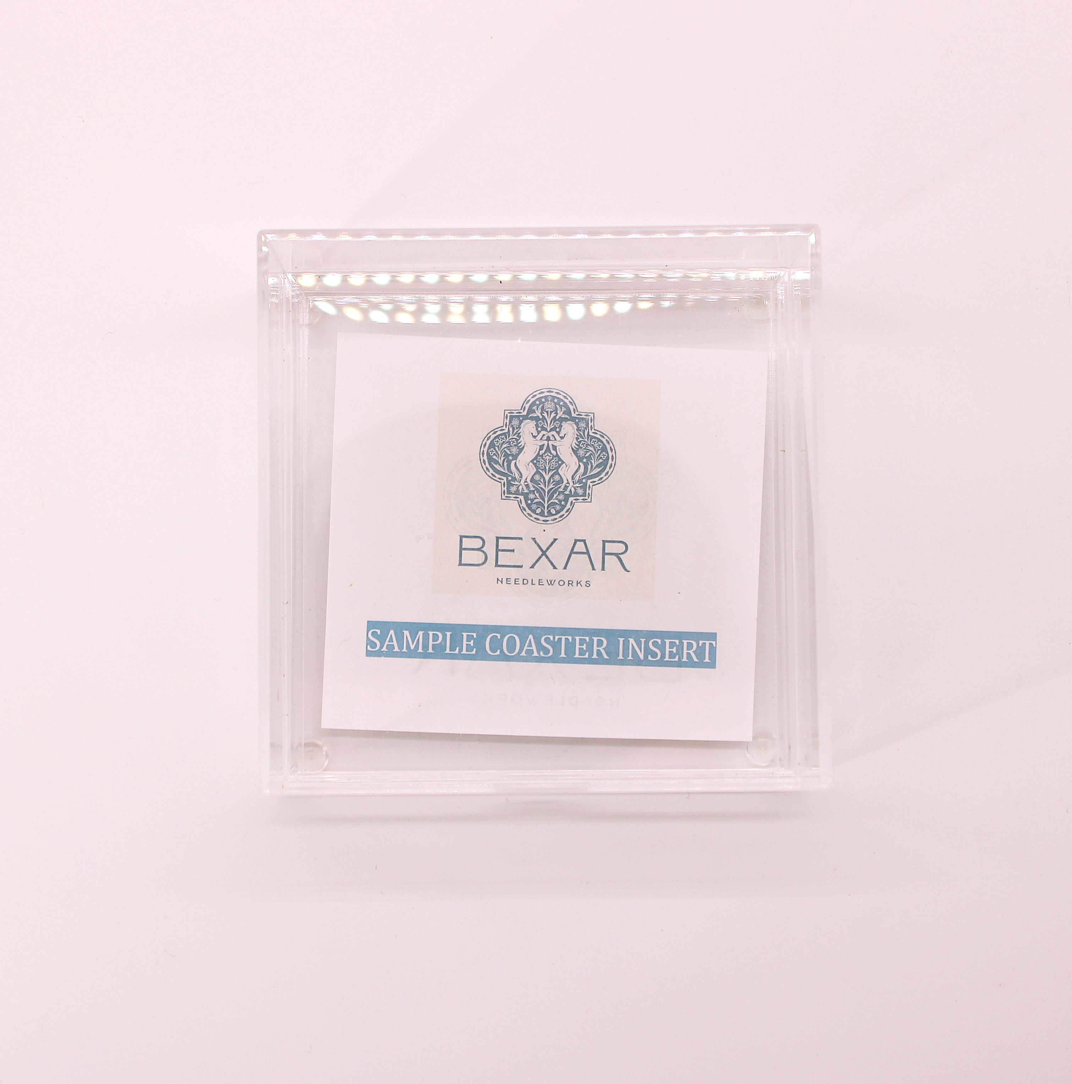 Small Self-finishing Needlepoint Tray (Coaster)
