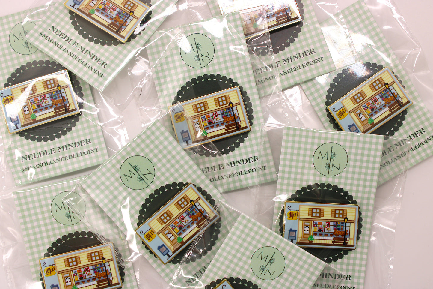 Small Town Diner Needle Minder (Magnolia Needlepoint)