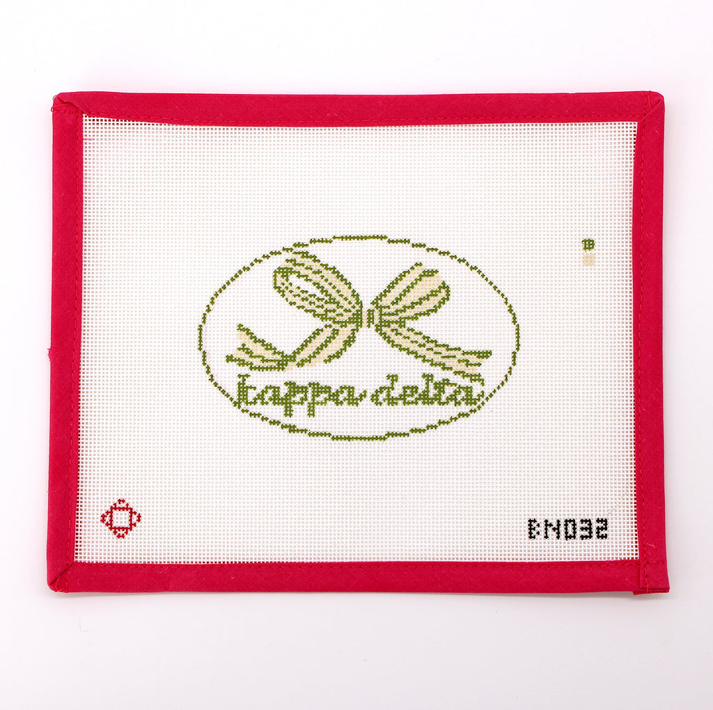 Kappa Delta Needlepoint Ornament Canvas