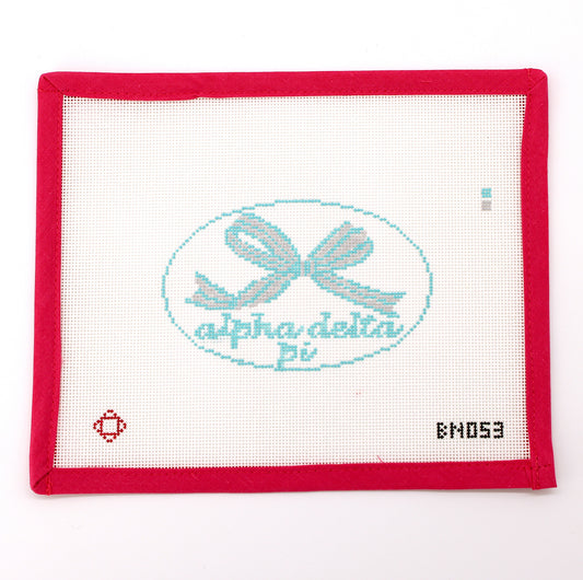 Alpha Delta Pi Needlepoint Ornament Canvas